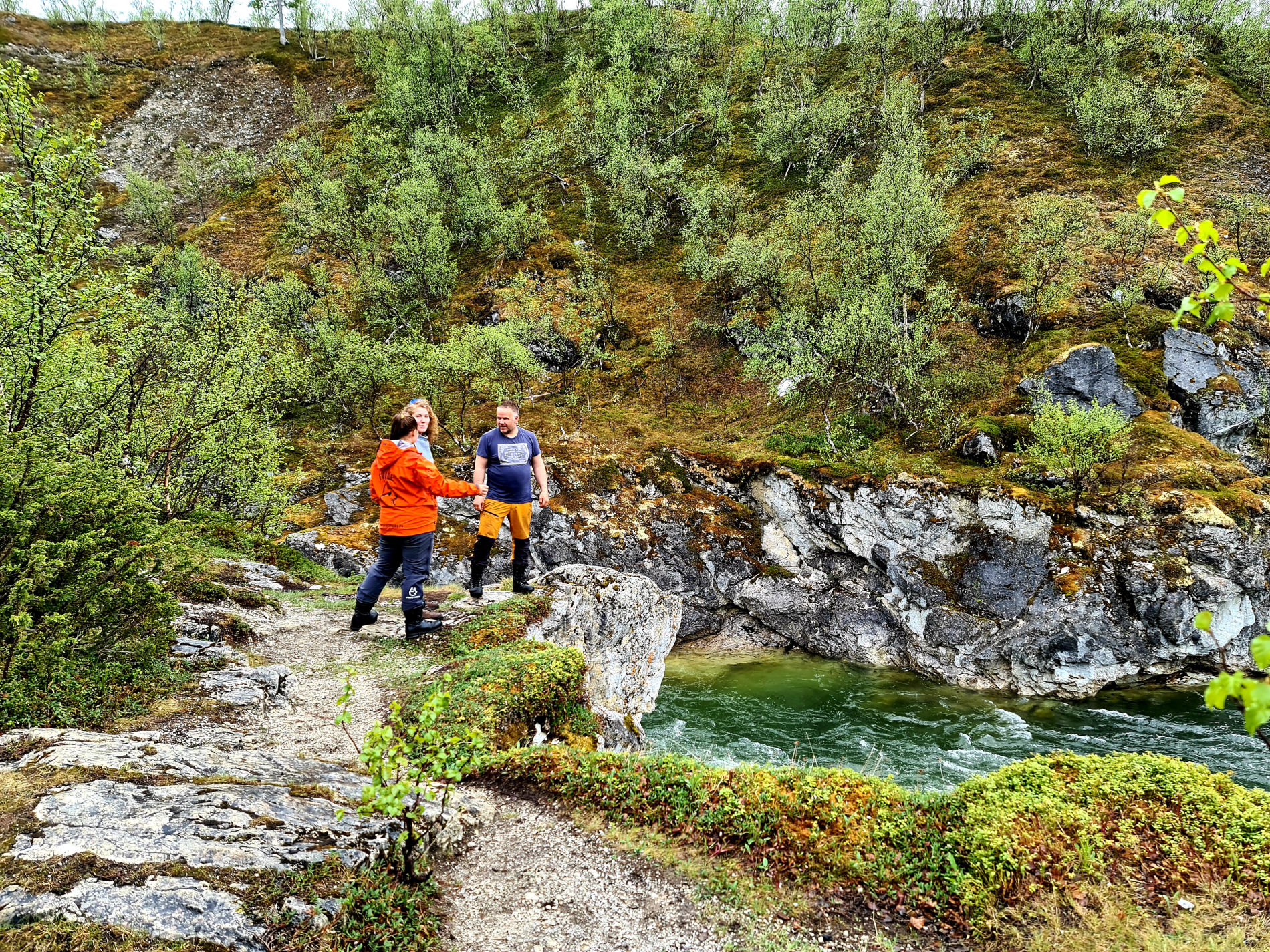 Northern lights above our Arctic camp