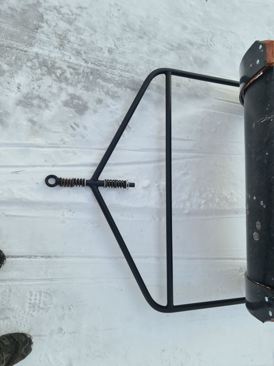 Detaljer av Rekka sleden